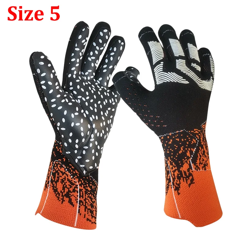 thumbnail image 1 of Guantes de portero de látex 2024, guantes de fútbol gruesos, protección profesional, guantes de portero de fútbol para adultos y adolescentes, 1 of 5