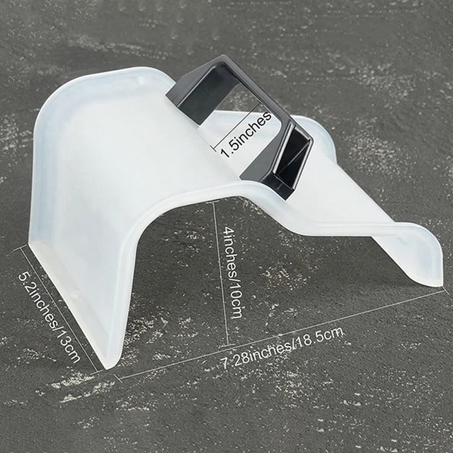 Barkácsolás Modellezés Talaj Gipszkonás Cement Spatula Alak Rögzítő Clip Kert Padló Házi Készítésű Szélszerszám - Image 6