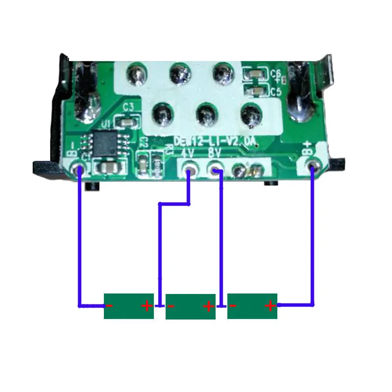 DCB120 3*18650 Battery Plastic Case PCB Charging Circuit Board Box For DeWalt 10.8V 12V Lithium Battery dcb125 dcb127 Housings