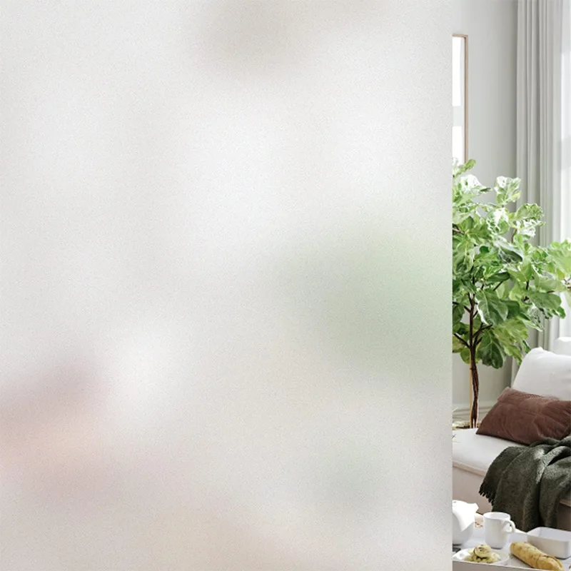 Window Film Window film frosted glass privacy film glue-free bathroom static sticker sunshade heat insulation home wall sticker