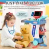 Children's Doctor Toy Simulation Tool Set for Girls with Luggage Rolling Case to Play as Nurse and Give Injections with Stethosc 2