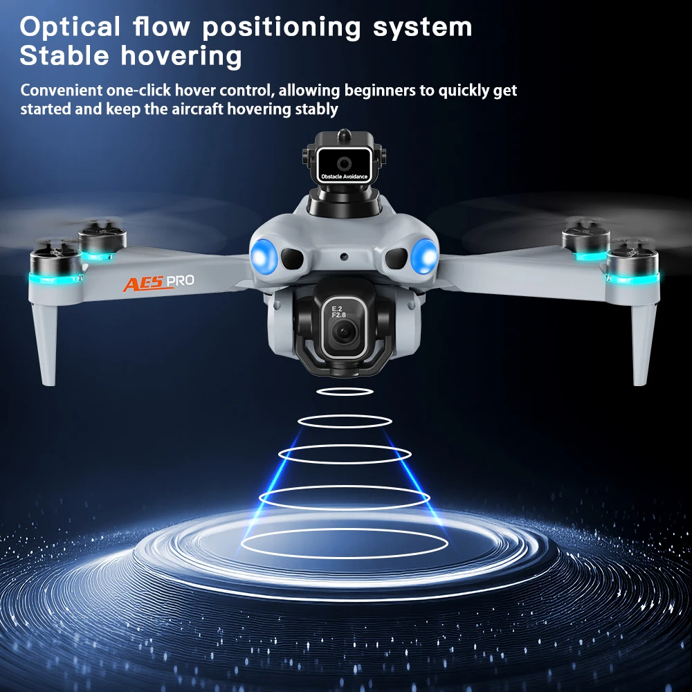 AE5 Pro Drone 4K/8K Tre HD ESC Fotocamera 12.5cm Grande Schermo RC Brushless 5G WIFI 3 Batterie Flusso Ottico Riprese Aerea per I Regali - immagine 4