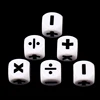 6pcs Addition Subtraction Multiplication Division Symbol Dice Operation Props 1
