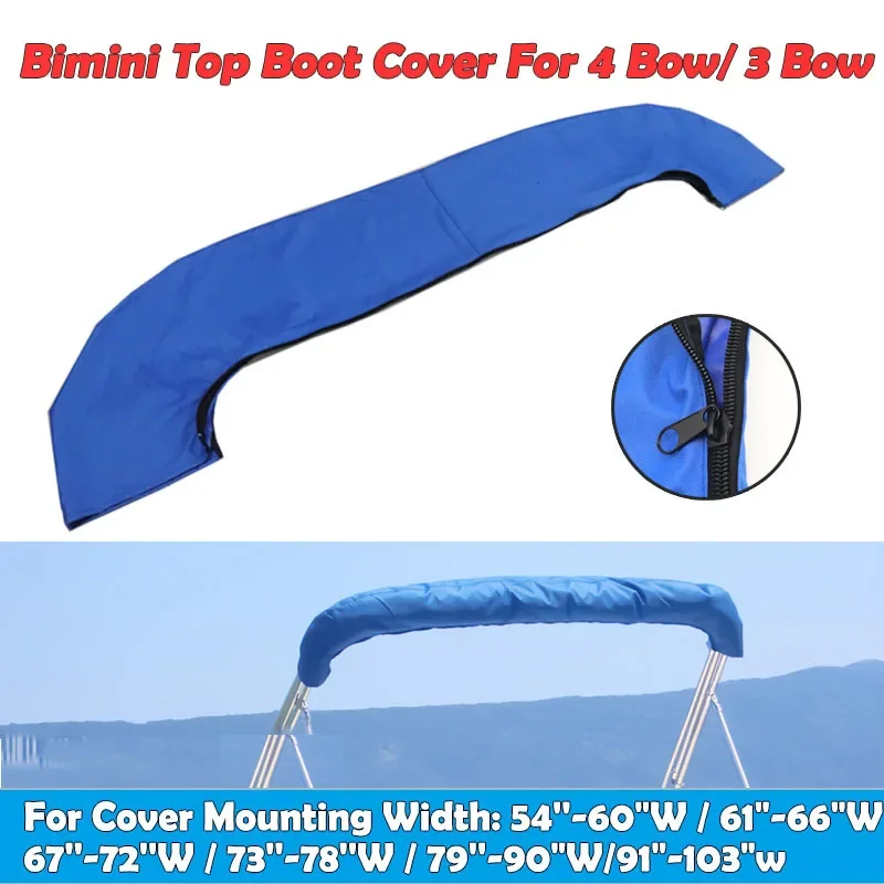 

Крышка для сапог Bimini 600D 3Bow/4Bow без рамки, водонепроницаемая крышка для яхты и лодки с молнией, защита от УФ, пыли, морские аксессуары