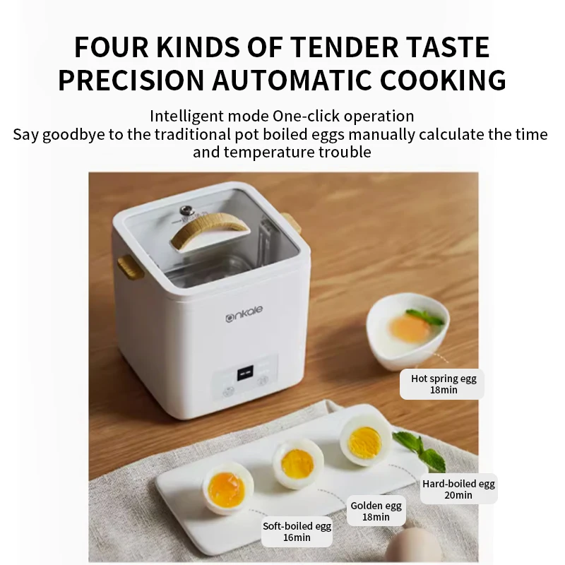 Ankale Egg Boiler Household Small Automatic Power Off Appointment Timing Egg Boiling Multifunctional Steamer