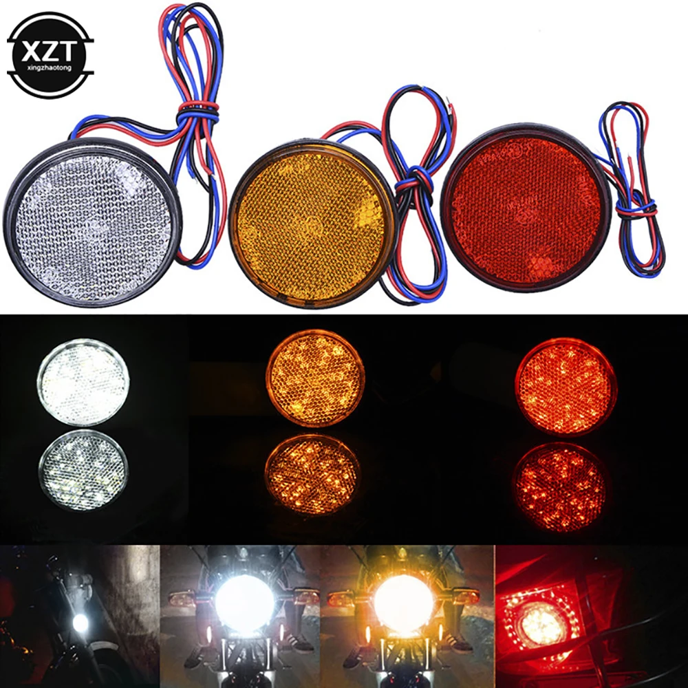 24 Led Moto Luce Freno Spia Lampada Freno Moto Luce Riflettente Freno Stop Lampada 12V 24V Camion Rimorchio