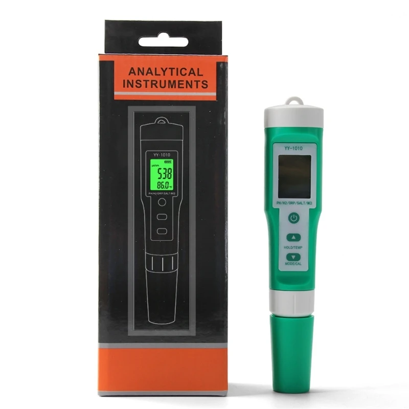 

M17D Digital pH Meter 10 in 1 Water Quality Tester High Accuracy Pen Type Tester PH/TDS/ORP/Fertile/Salinity/Temperature Test