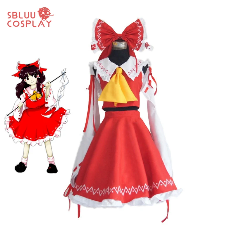 SBluuCosplay disfraz de Touhou Project Reimu Hakurei