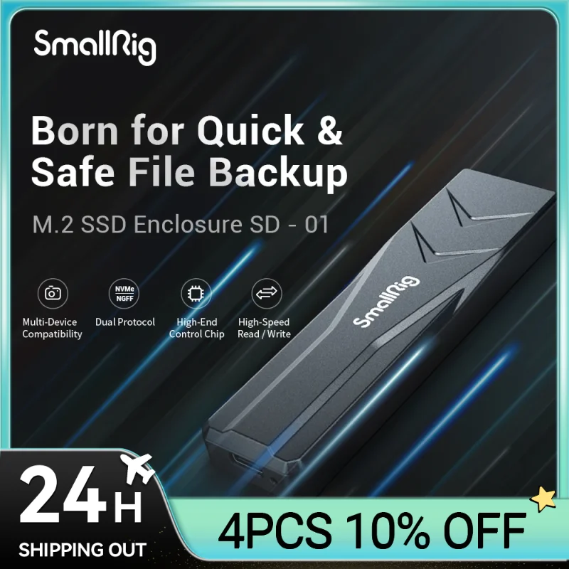 SMALLRIG-Quick-Release-Baseplate-for-M-2-SSD-Enclosure-with-Quick-Drop ...