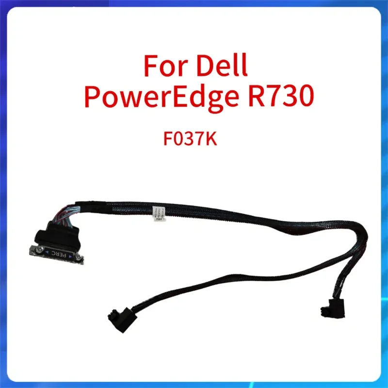 

Original CN-0F037K For Dell PowerEdge R730 Server Dual 12Gb SAS SFF-8643 PERC H330 H730 H730P Cable F037K Data Cable SAS line