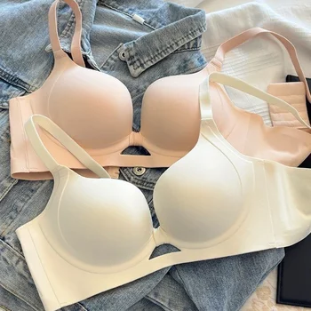 2026 Invisible Push Up Bra for Small Chest 3D Honeycomb Lift Technology No Wire Seamless Bralette (A-B Cup) Skin-Friendly 1