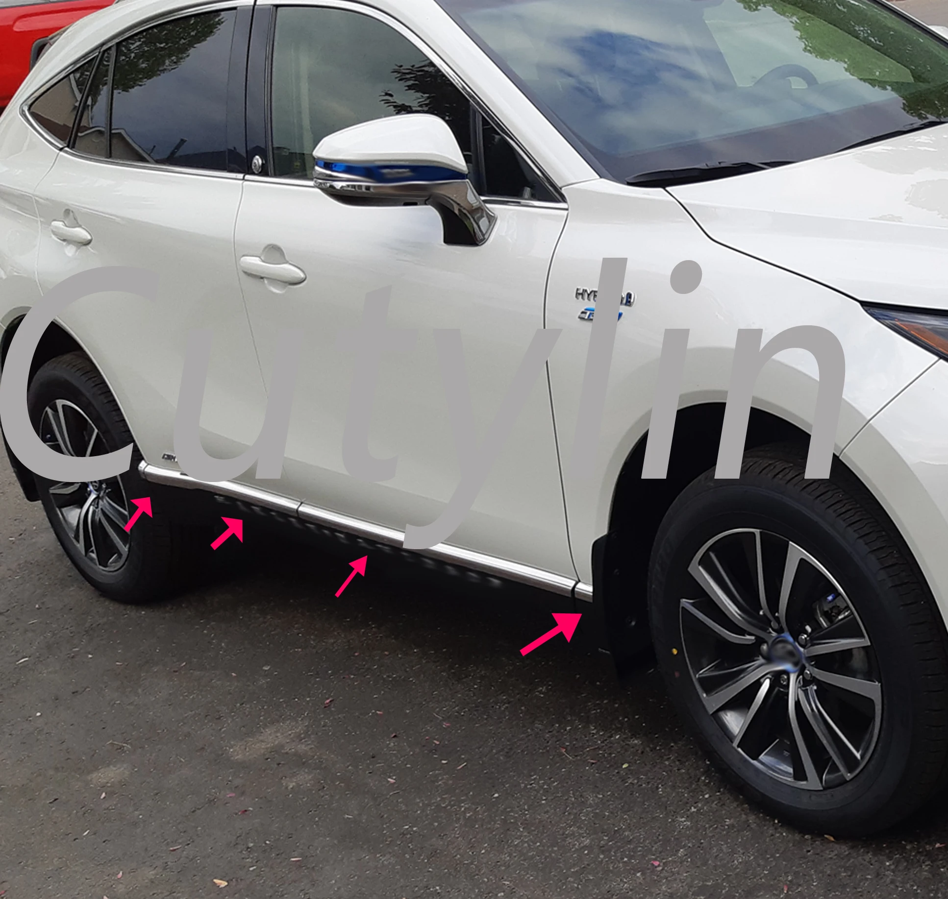 For Toyota Harrier Venza 2020 2021 2022 Chrome CarStyling car Auto