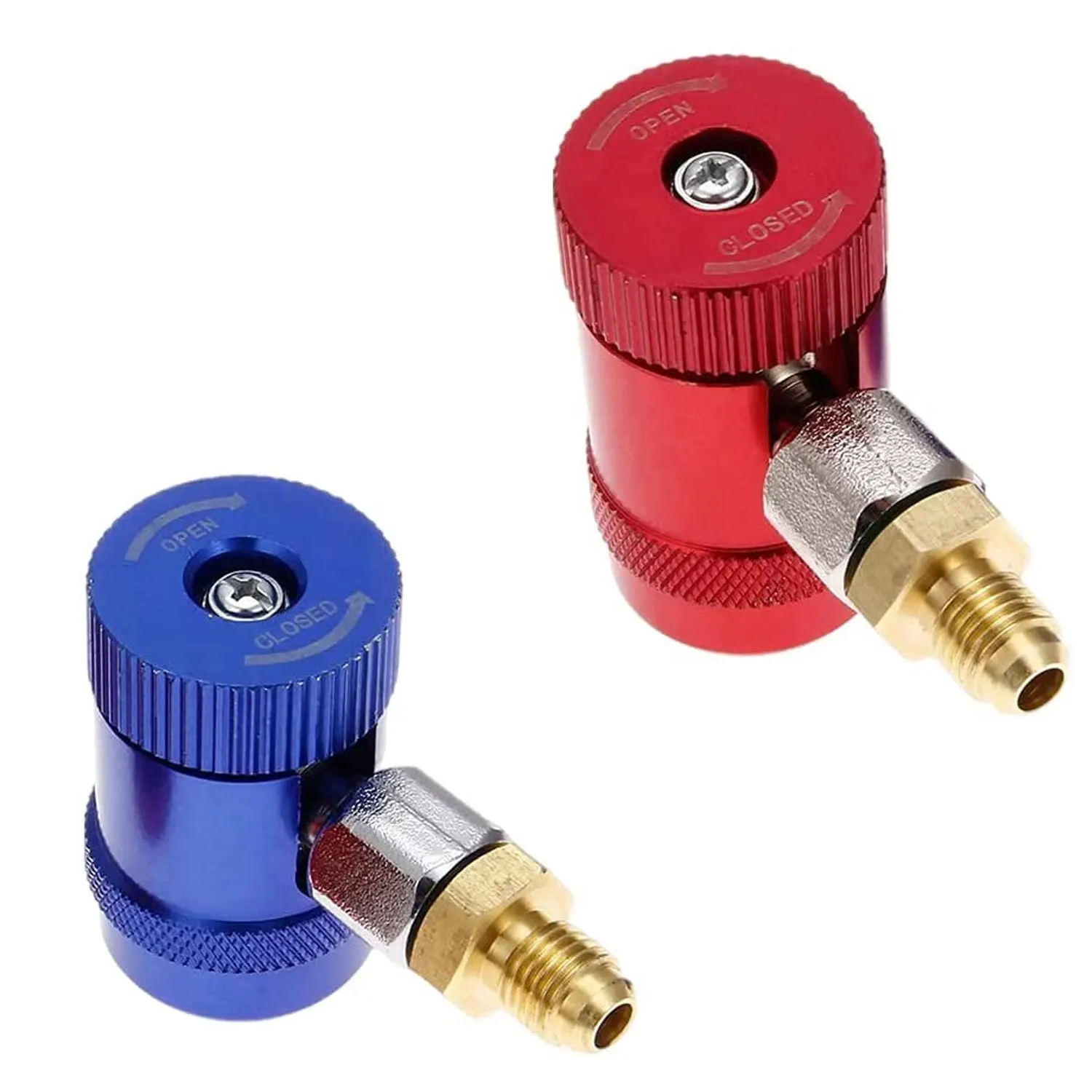 R1234yf Adapter Fittings Quick Couplers Connector Conversion Adapter A/C  Recharge Kit High/Low Side Manual A/C Recharge Kit - AliExpress