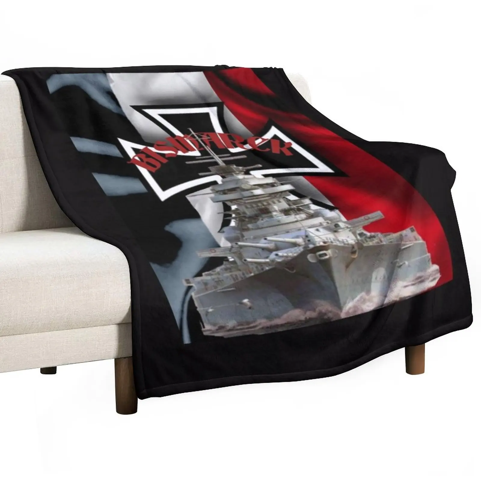 

German battleship BISMARCK 2 Throw Blanket Decorative Sofa Blanket blankets and blankets Fashion Sofa Blankets Plaid on the sofa