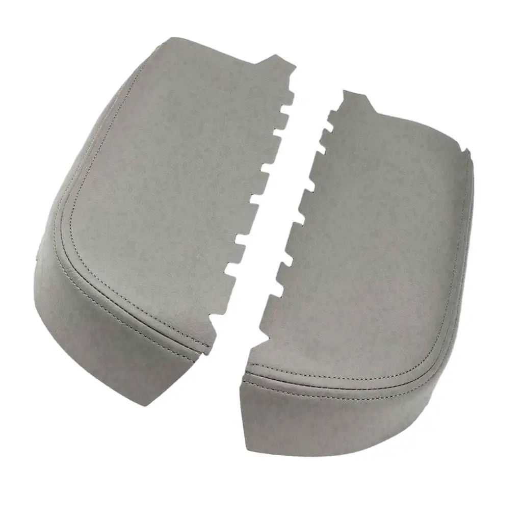 

2Pcs Front Armrest Covers Leather for 09-2015 Auto Parts