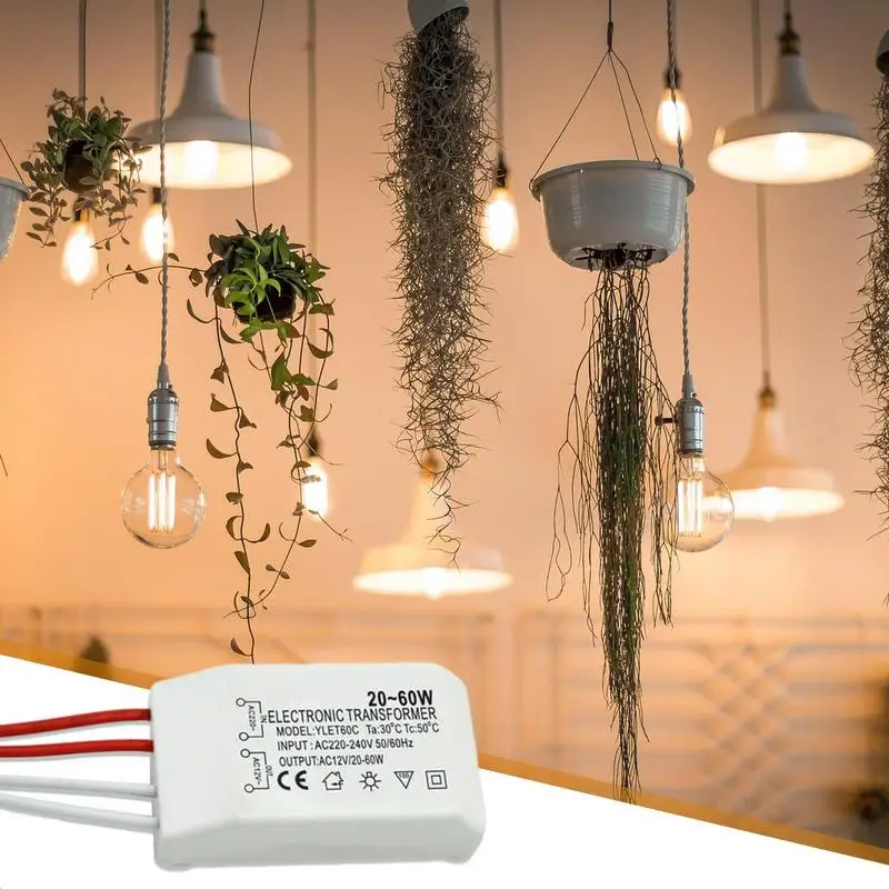 할로겐 G4 램프 컵용 램프 비즈, 전자 220V  AC 12V 전력 변압기, 램프 비드 전압 변환기, 20-60W 라이트 비즈