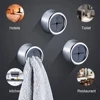 4/1Pcs Self Adhesive Towel Plug Holder Wall Mounted Bathroom Organizers Towel Hooks Storage Rack Kitchen Rags Dishcloth Clips