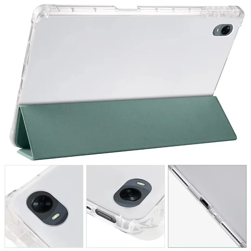 Versatile Tablet Case with Pencil Holder, Flip Stand, and Magnetic Closure - Durable TPU Back Cover
