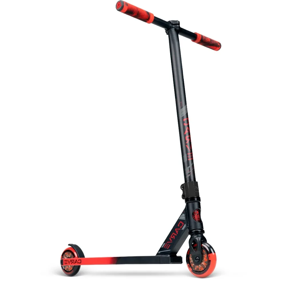 

Carve Pro Freestyle Stunt Scooter - Strong Lightweight Aluminum Deck for Beginner 6 Yrs