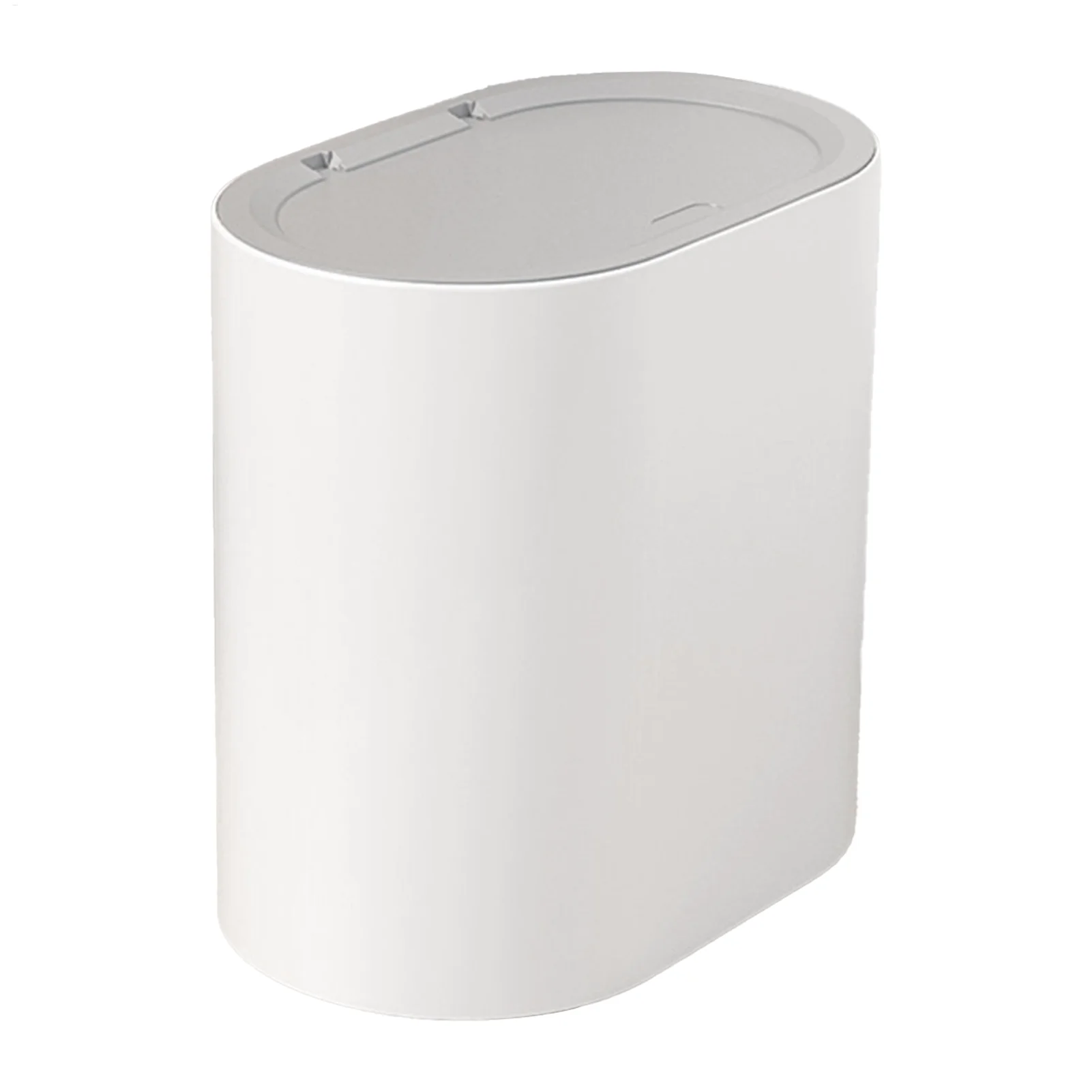 Bathroom Trash Can with Lid Push-type Trash Bin Anti-odor Garbage Can Press Top garbage can Waste Basket for Kitchen accessories