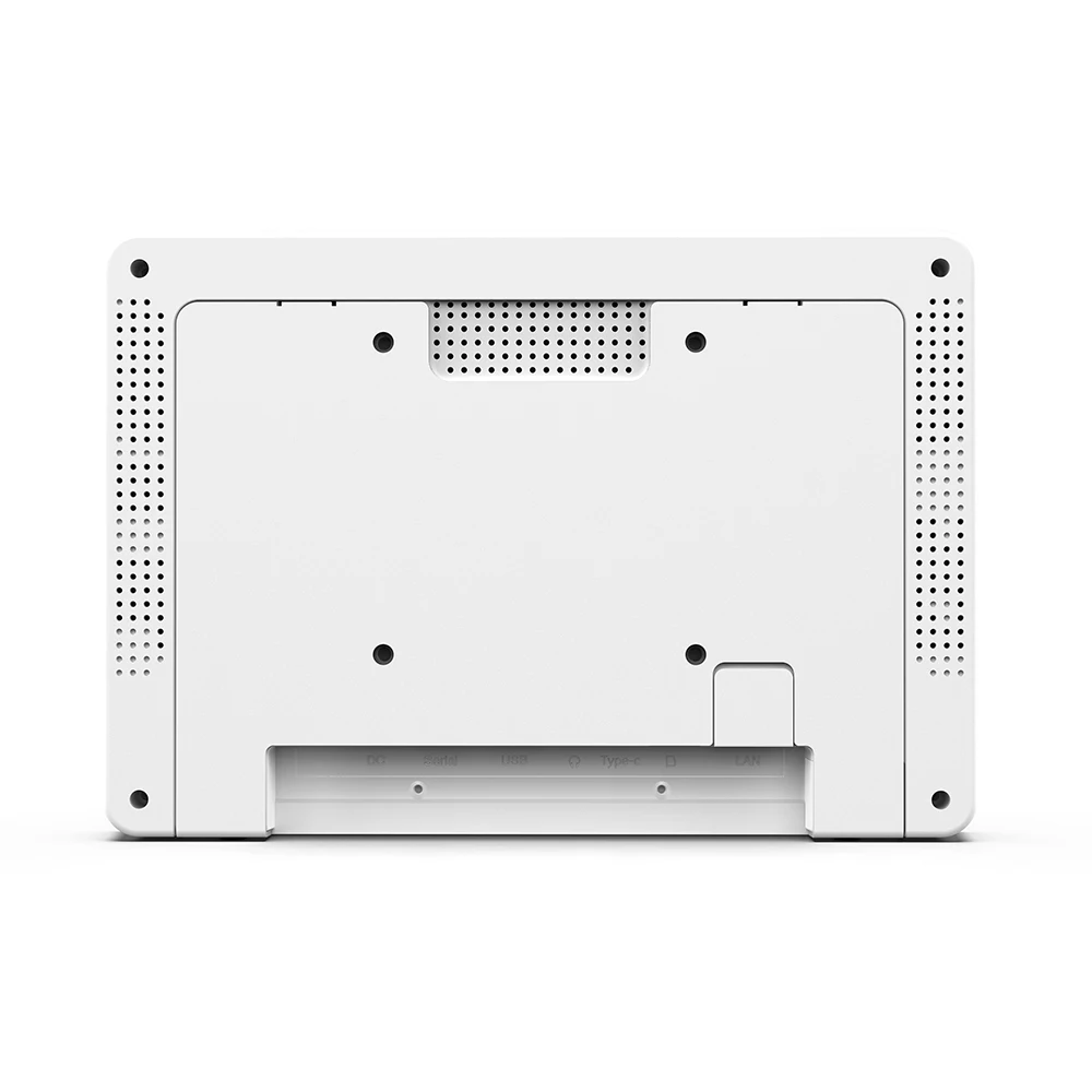 Display del programma della sala riunioni da 8 pollici touch screen, cornice LED multicolore, Android 11, wifi 6, 100M/1000M RJ45, doppio microfono, camma da 5mp