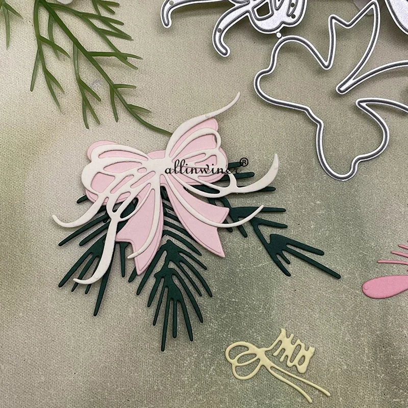 Nuovo Stampo per Taglio Metallo a Forma di Fiocco per Decorazioni Fai-da-te, Scrapbook, Carta Goffrata, Album e Cartoncini - Fustelle per Artigianato - immagine 2