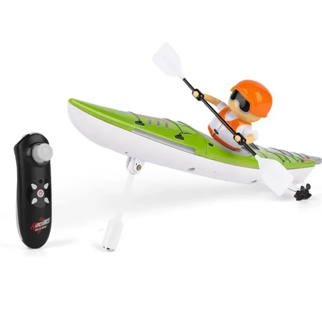 2.4G RC Boat Remote Control Racing Speedboat Kayak Paddling Rowing Ship Outdoor Competition Waterproof  Toy Kid Birthday Gift 5