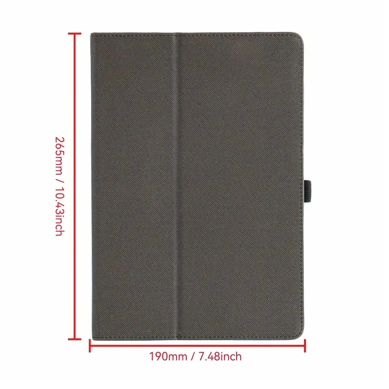 Premium PU Leather Tablet Case with Stand Function and Hand Strap