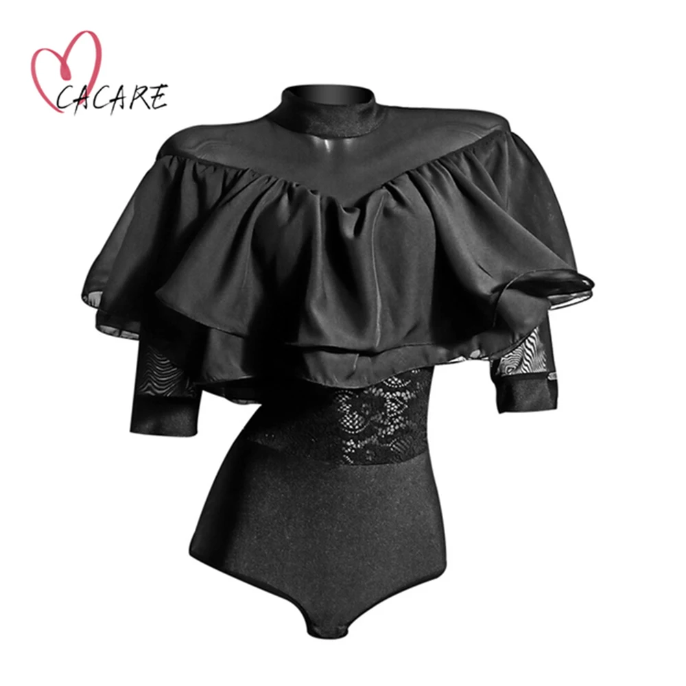 

Dance Leotard Women Bodysuit for Ballroom Dance Competition Dresses Waltz Latin Tango Dresses Flamenco Costume Body D1161 CACARE