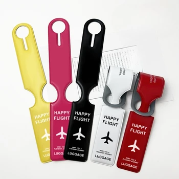 Etichette per Bagagli da Viaggio, Copri Etichette ID Valigia, Porta Etichette Bagaglio, Etichette per Imbarco, Etichette Portatili, Accessori da Viaggio alla Moda