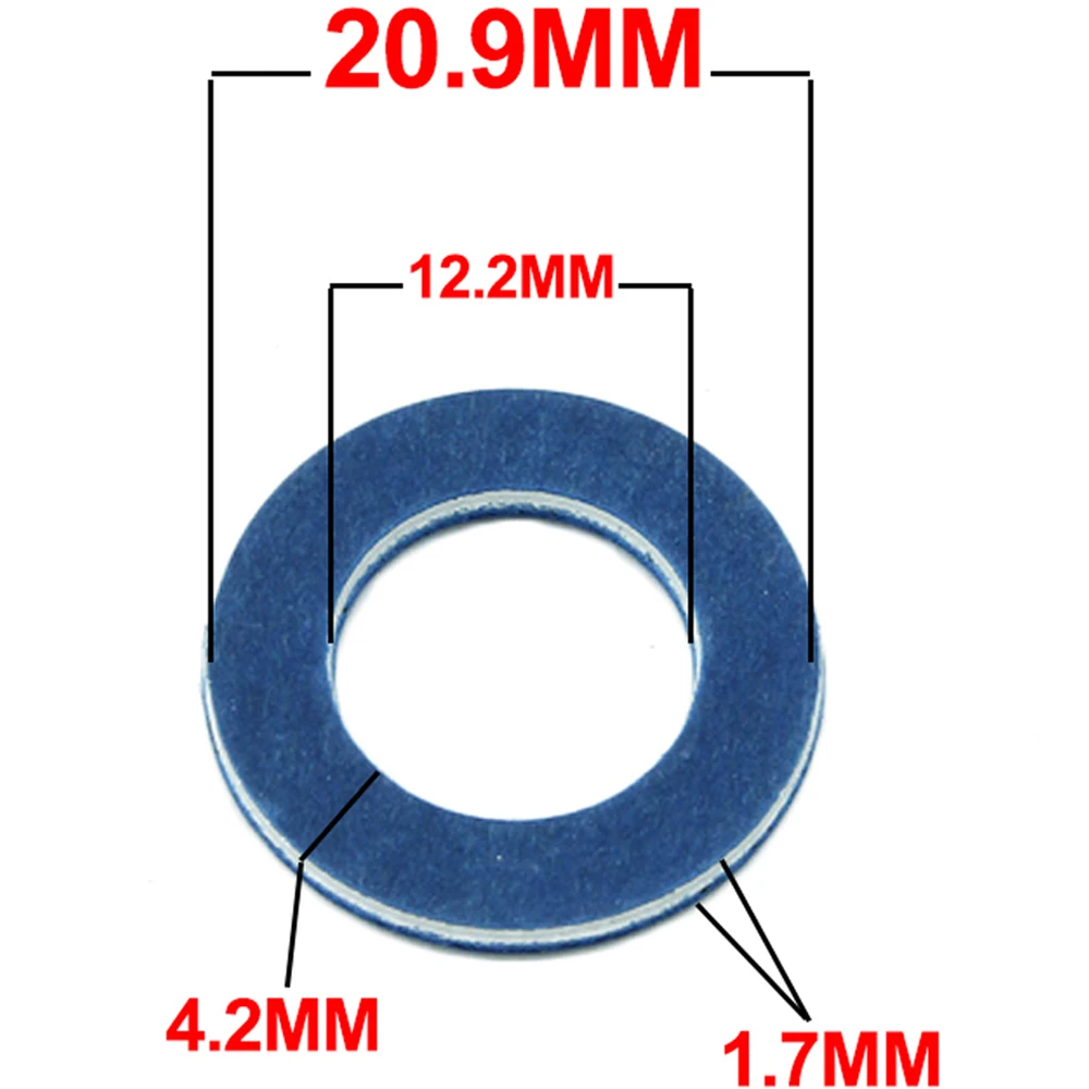 For Toyota Auris E150 E180 2006-2011-Corolla Car Oil Drain Sump Plug Washer Gasket Seal Accessories oil drain plug seal washer