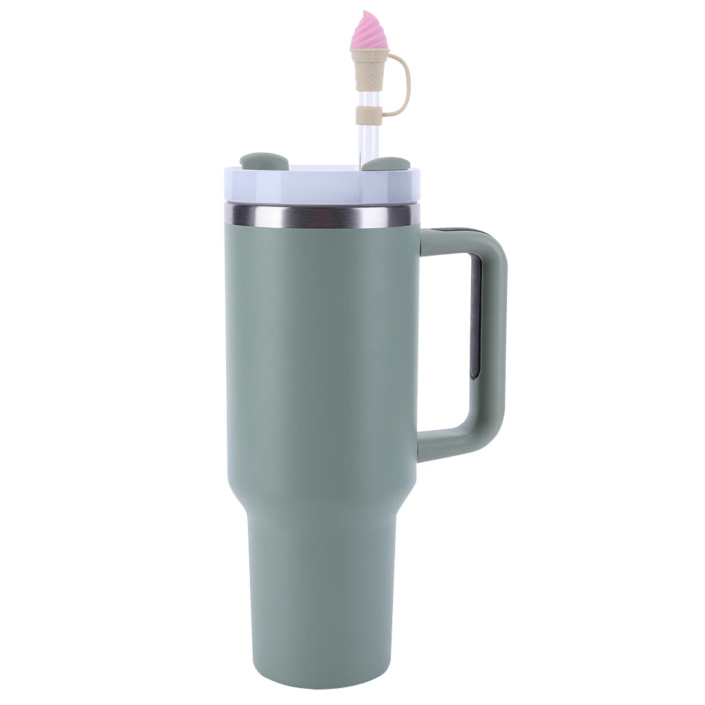 Reusable Silicone Cartoon Straw Caps for 30 40 Oz Tumblers