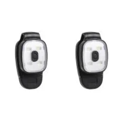 USB Rechargeable Clip - On LED Safety Light with 3 Modes and Waterproof Design (2pcs)