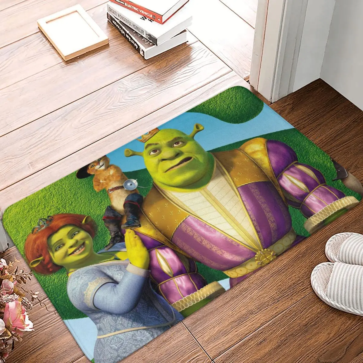 

Shrek The Third Doormat Rug carpet Mat Footpad Bath mat Non-slip toilet Balcony Parlor durable Washable