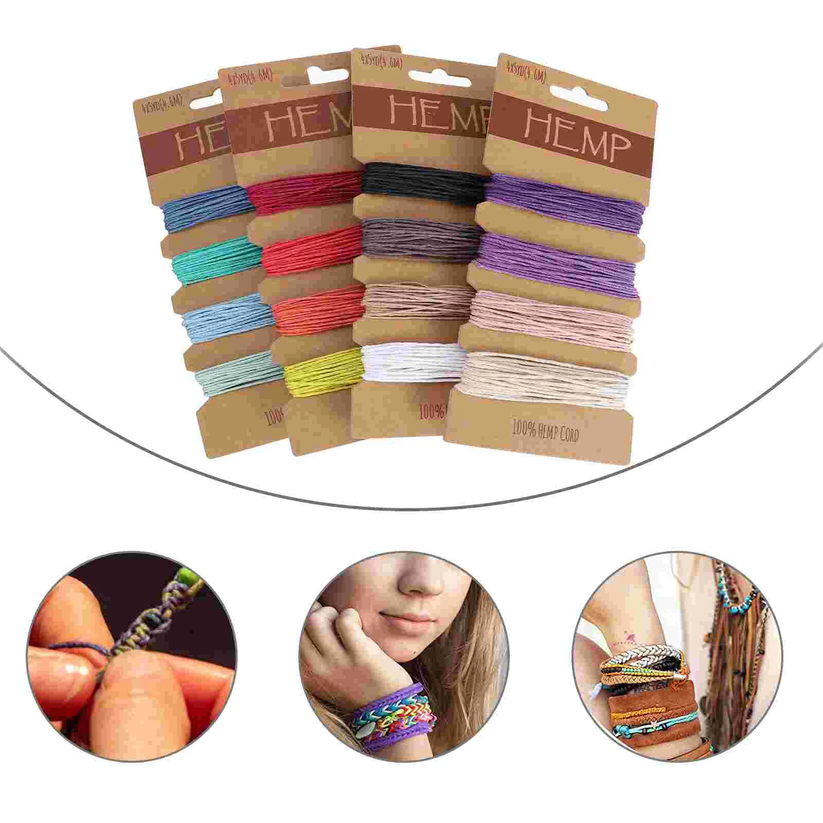 

16 Colors 1mm Colored Rope Scrapbooking Twine Cord Thread DIY Cotton Craft