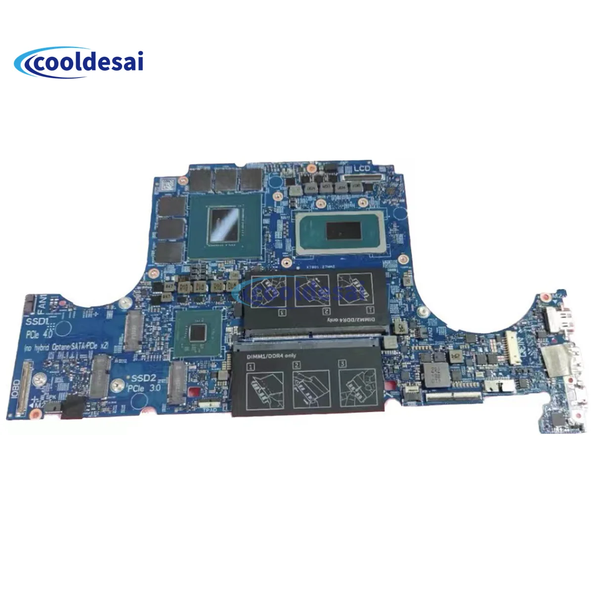 19843-1 Per Dell Inspiron 16 7610 I7-11800H Scheda Madre Del Notebook Cn-09Fdv3 9 Fdv3 Rtx 3060 Cyborg-H Tgl-H Scheda Madre Del Computer Portatile