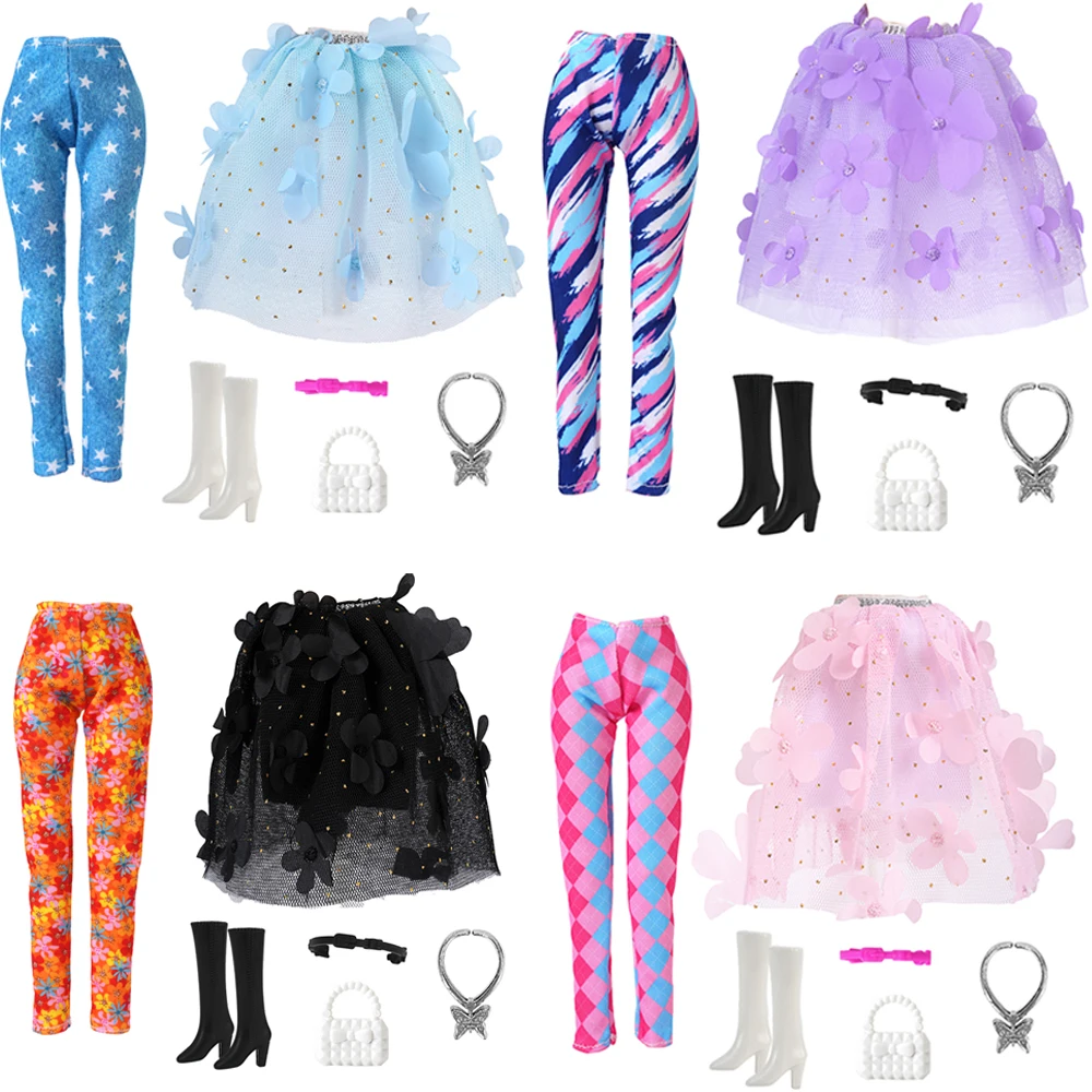 NK Official Fashion Doll Dress 11.5 Inch Doll Clothes Dolls Accessories Mix Style Dollhouse Toys For Girl's 1/6 Doll Gift JJ