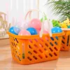 2 Pcs Shopping Basket Savings Toys Organizer Storage Baskets Grocery with Handle Abs Raw Material Child 6