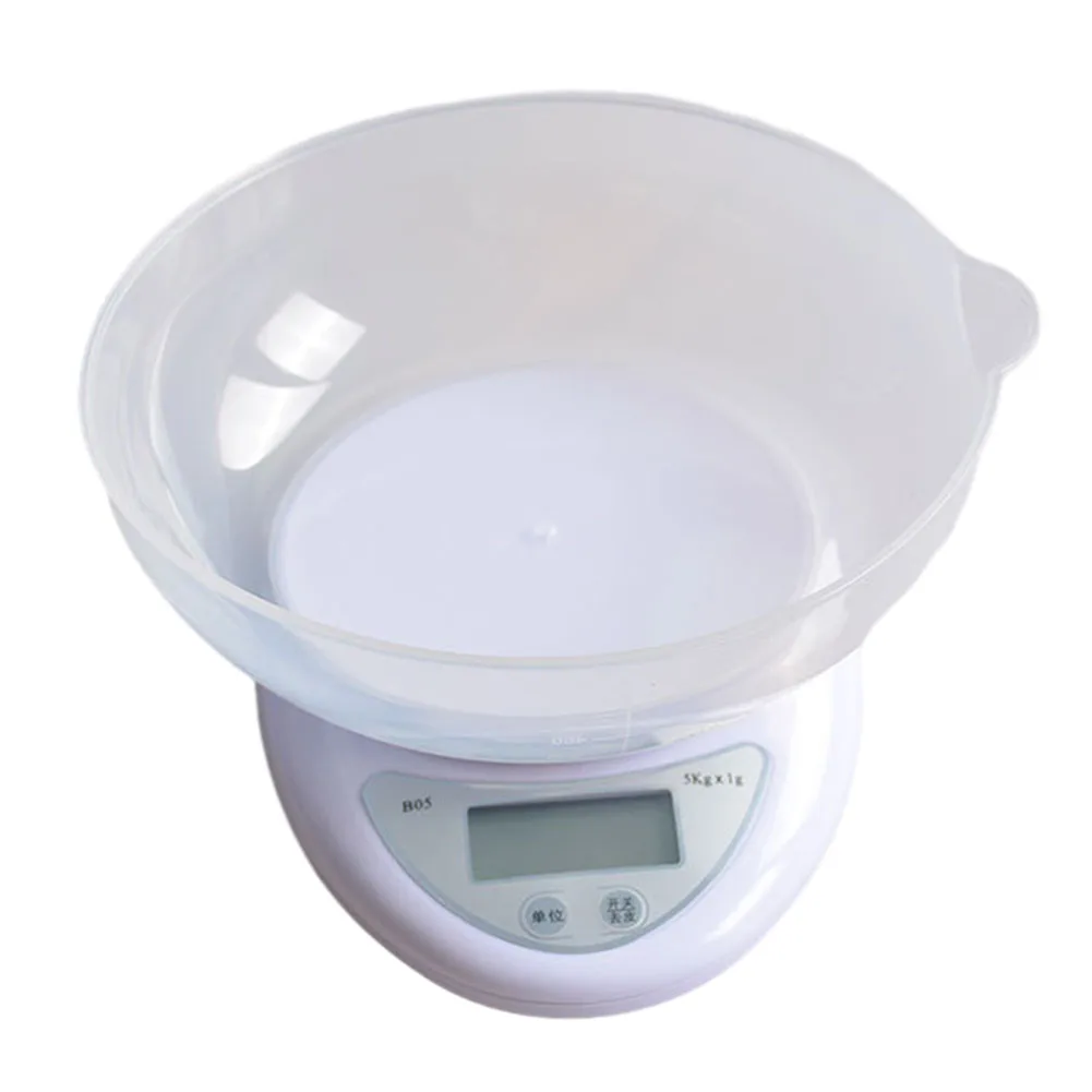

Digital Scale 5000g X 1g Kitchen Food Weight Measure Electronic LCD With Bowl Kitchen Scale Bascula Digital De Cocina