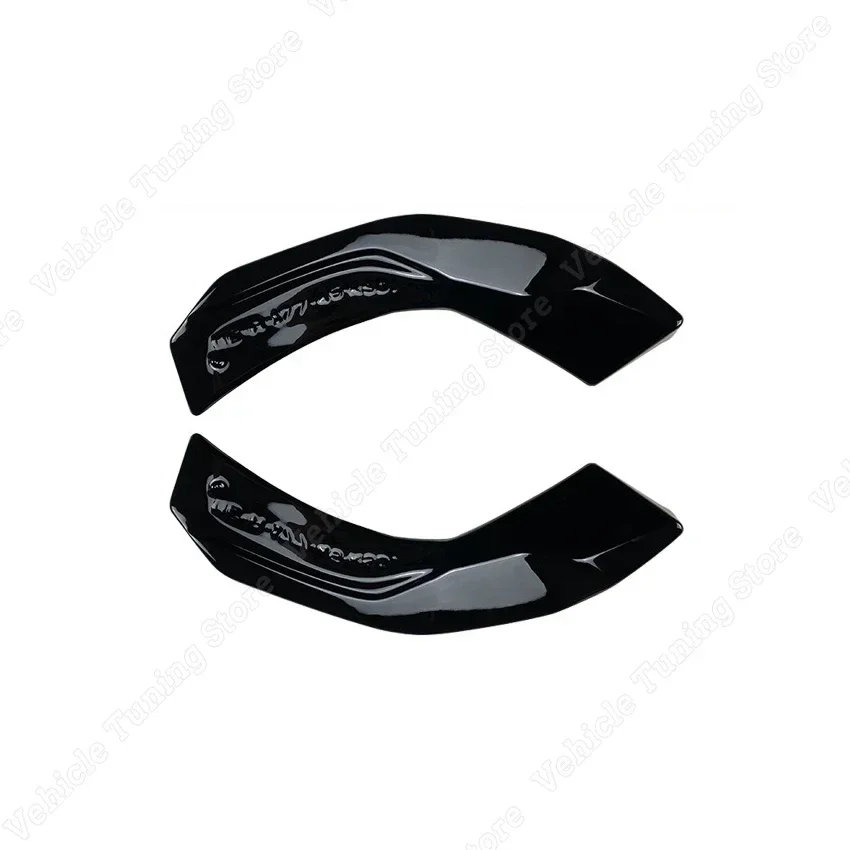 자동차 리어 범퍼 디퓨저 스플리터 카나드 스포일러, 메르세데스 벤츠 A 클래스 W177 V177 A35 A45 AMG 해치백 2019-2022 글로스 블랙