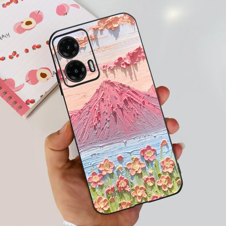 Cute Cartoon Cat Butterfly Soft Silicone Bumper Protective Phone Case