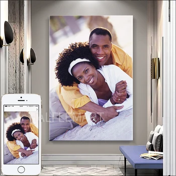 Custom Canvas Photo Print with Frame – Personalized Home Wall Art 1