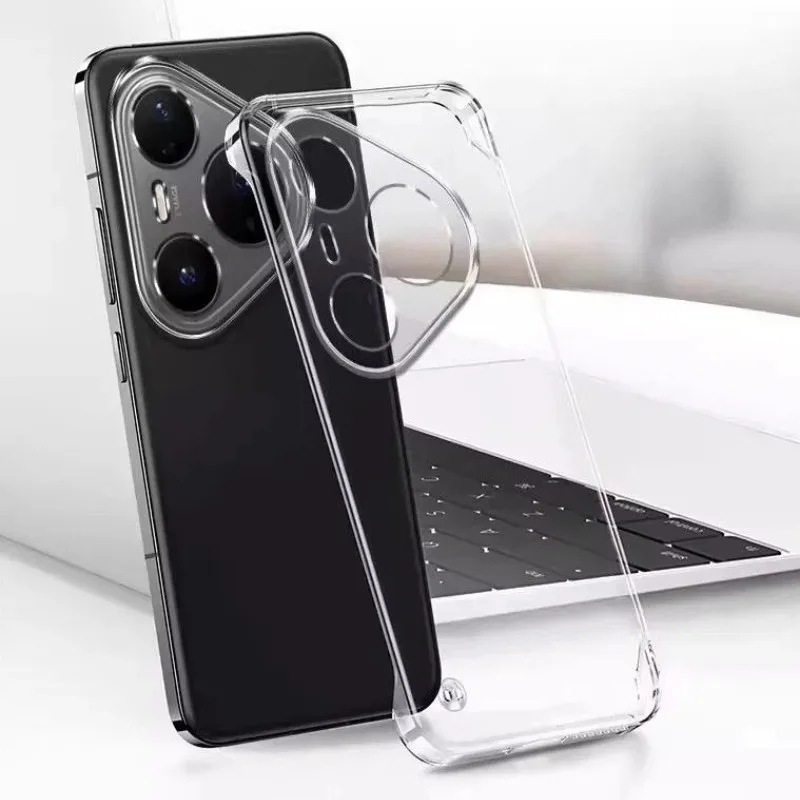 Frameless Ultra Thin Hard PC Clear Back Phone Case