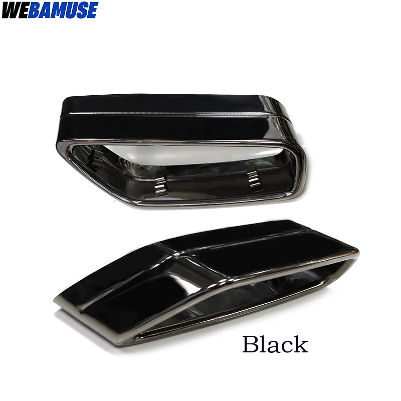 BMW 525i 528i 530i G30 G31 Exhaust Tip Muffler Square Cover Stainless Steel Exhaust Nozzle