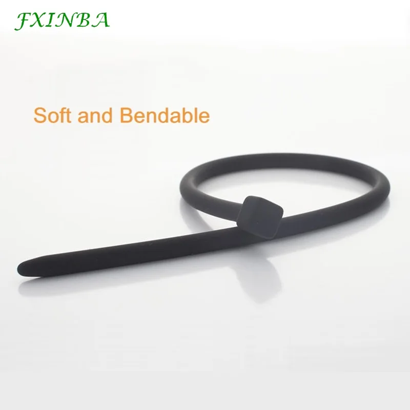 Urethral Dilator FXINBA Smooth Silicone Urethral Catheter Dilator Sounding Penis Plug Insert Urethra Catheters Sex Toys For Men Gay Stimulator silicone urethral dilator,urethral dilator