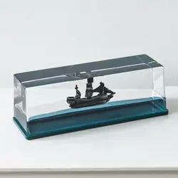 The Black Pearl Cruise Ship Liquid Bottle Floating Table Decompressions Toys Boutique Gifts Home Decoration Office Decorations
