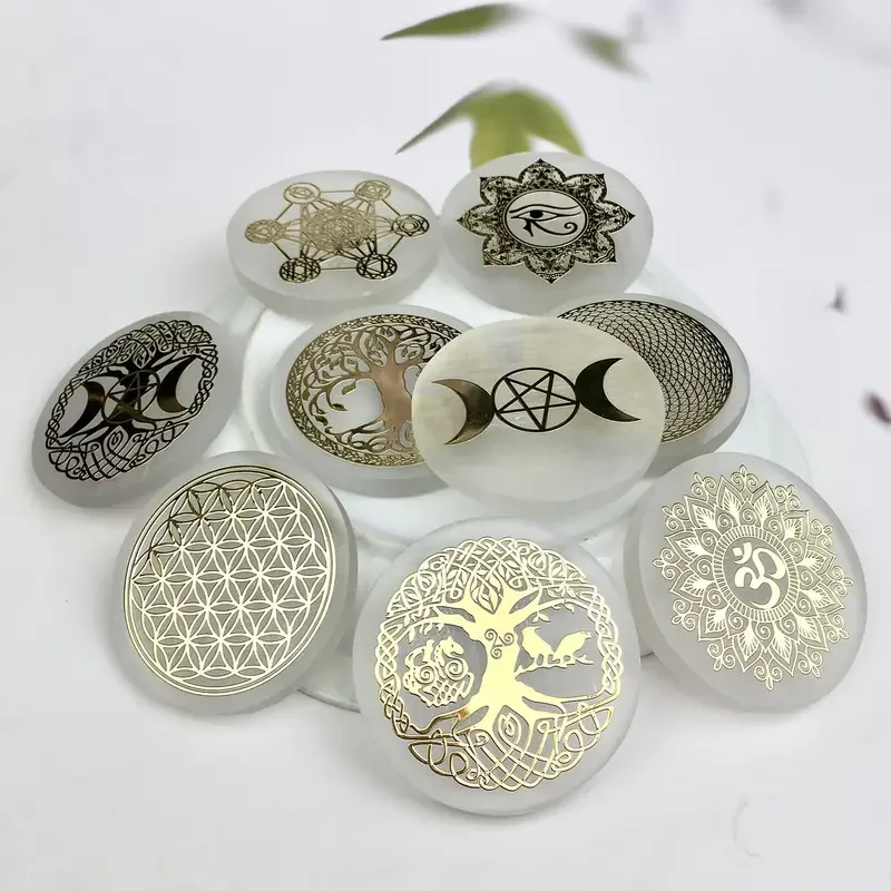 Crystal Selenite charging plate 3