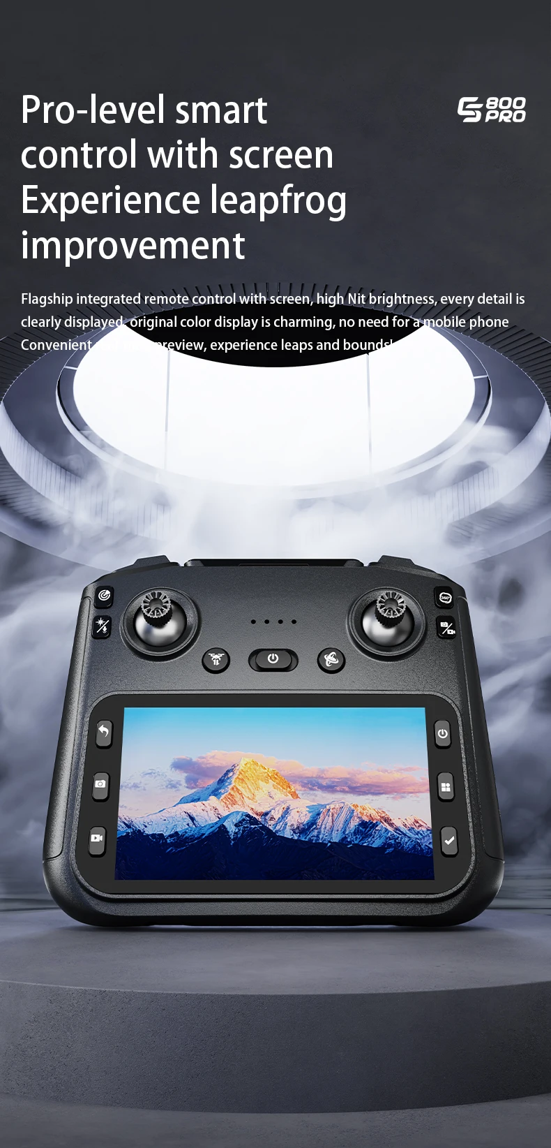 Nuevo Dron ES800 8K, cámaras HD profesionales, obstáculo de flujo óptico, protector de hélice incorporado, GPS, Motor sin escobillas, cuadricópteros aéreos