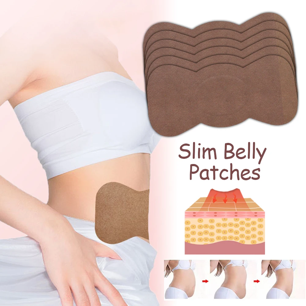 Thin Belly Stickers Burn Fat Wormwood Slimming Products Natural Herbal Arm Legs Patches Lose Weight Moxibustion Paste Health Car