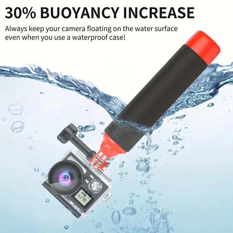 Floating Hand Grip Floating Hand Grip for Insta360 X4 X3 X2 Handle Grip Buoyancy Bar for Gopro Hero 12/11/10/9 DJI Sports Action Camera